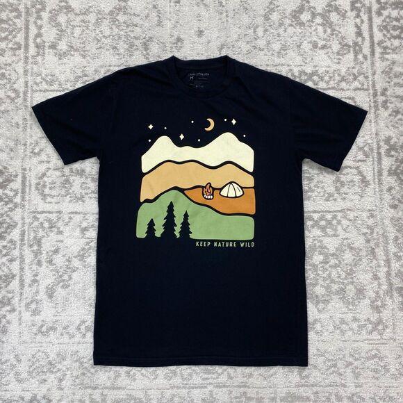 Keep Nature Wild T Shirt Youth Girls Short Sleeve Outdoors Shirt Size Medium - Picture 1 of 6